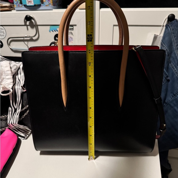 Christian Louboutin Paloma w/red and black leather, and leopard with spikes! - Picture 14 of 15